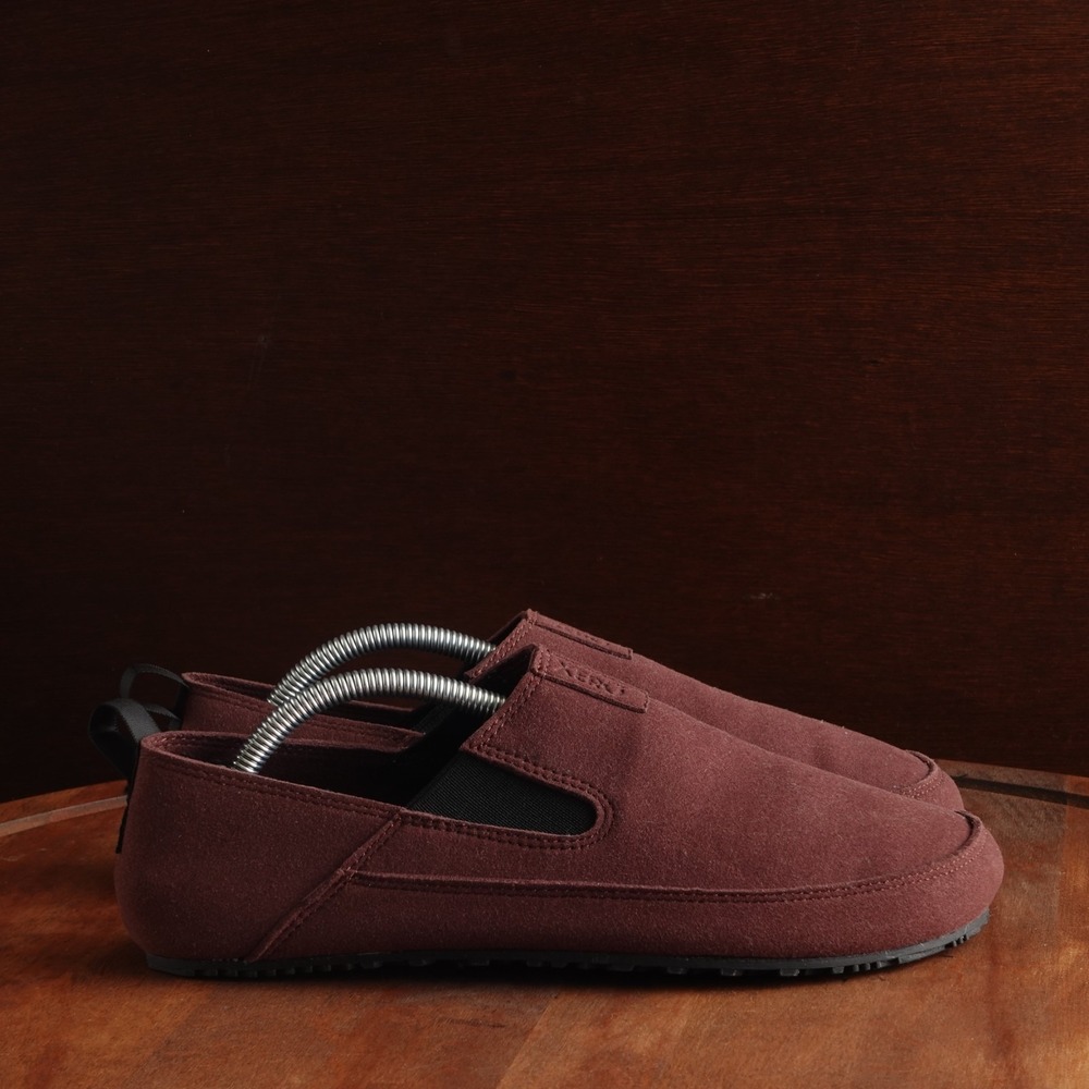 Xero Shoes Loafers Women SZ 7.5 Burgundy Barefoot Minimalist Casual Slip On READ